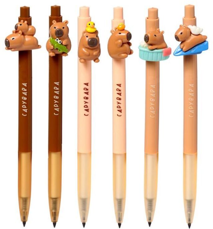 Puckator Μολύβι Everlasting Καπιμπάρα-6 Σχέδια-1Τμχ (STA379) (0)