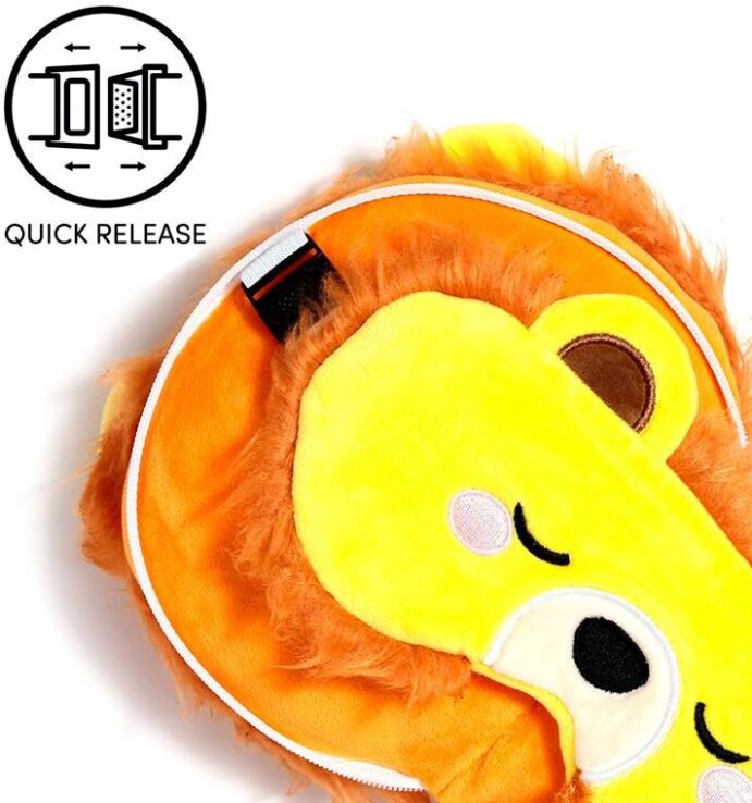 Puckator Relaxeazzz Μαξιλάρι Ταξιδιού & Μάσκα Ύπνου Λιοντάρι (CUSH274) (2)