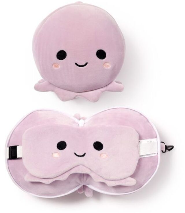 Puckator Relaxeazzz Μαξιλάρι Ταξιδιού & Μάσκα Ύπνου Χταπόδι (CUSH284) (0)