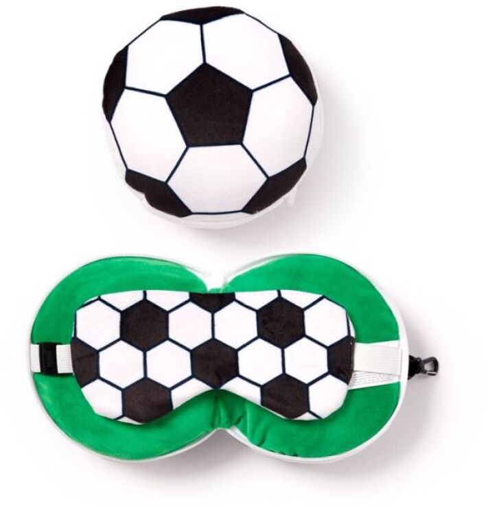 Puckator Relaxeazzz Μαξιλάρι Ταξιδιού & Μάσκα Ύπνου Μπάλα Ποδοσφαίρου (CUSH322) (0)
