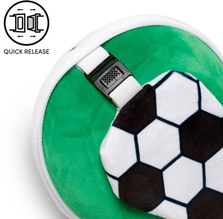 Puckator Relaxeazzz Μαξιλάρι Ταξιδιού & Μάσκα Ύπνου Μπάλα Ποδοσφαίρου (CUSH322) (3)