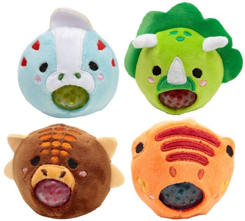 Puckator Λούτρινο Squeezy Dinosaur-4 Σχέδια (TY758) (0)