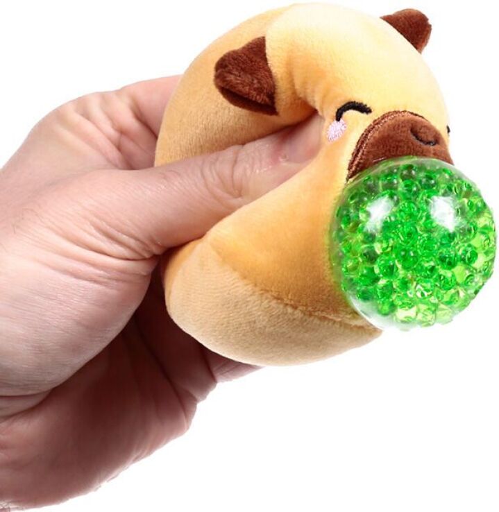 Puckator Λούτρινο Squeezy Καπιμπάρα-2 Σχέδια (TY991) (2)