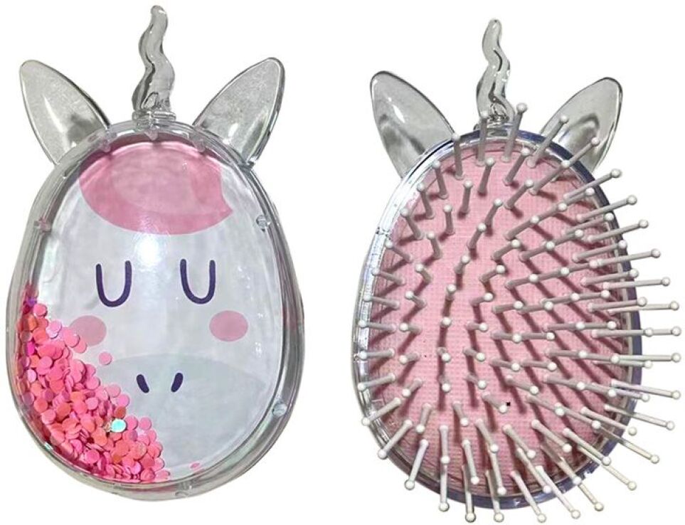 Puckator Βούρτσα Μαλλιών Μονόκερος-2 Σχέδια (BRU33) (2)