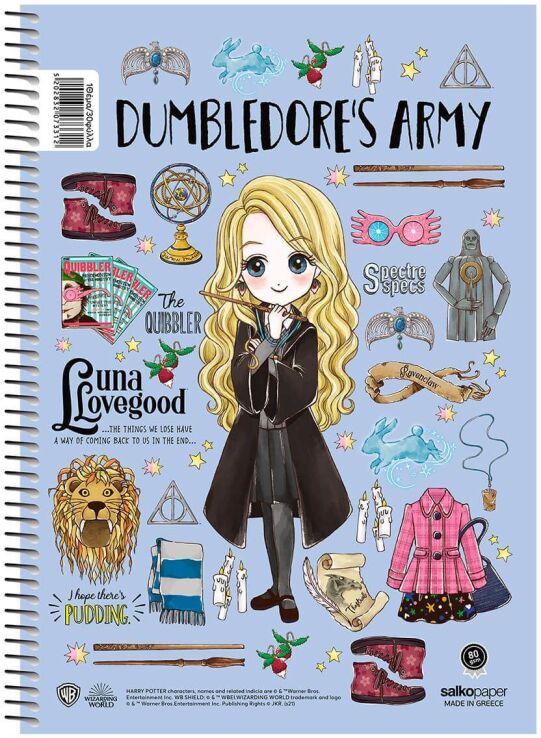 Salko Τετράδιο Harry Potter Magical Σπιράλ 21x29 2 Θέματα 120 Σελίδες-4 Σχέδια (7337) (3)