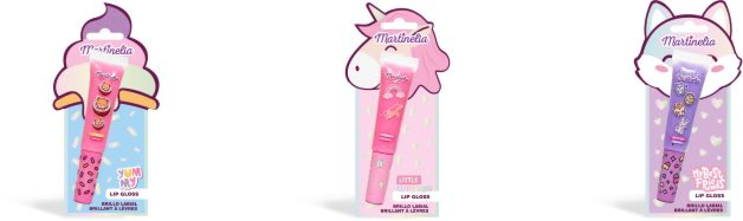 Martinelia World Lip Gloss-3 Σχέδια (C-35076) (0)