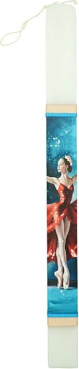 Λαμπάδα Μπαλαρίνα Φόρεμα Κόκκινο (26-338) (0)