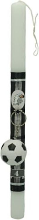 Λαμπάδα Μπρελόκ Μπάλα Φουσκωτή Μαύρη (26-746) (0)