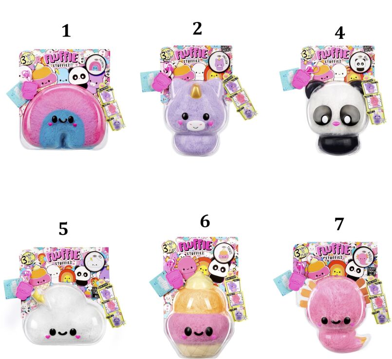 Fluffie Stuffiez Λούτρινο Small S1-6 Σχέδια (593447EUC) (1)