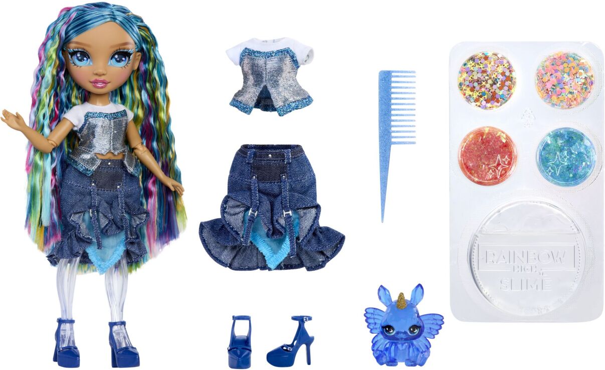 Rainbow High Shimmers Κούκλα & Slime-Skyler (122418EU) (5)