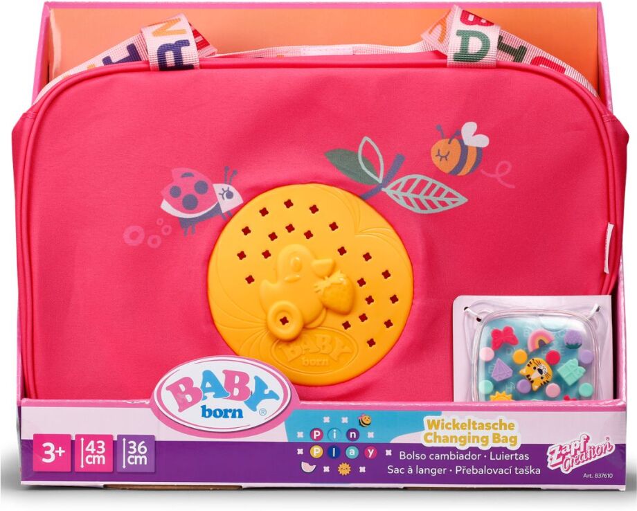 Baby Born Τσάντα Αλλαξιέρα Pinplay (837610) (1)