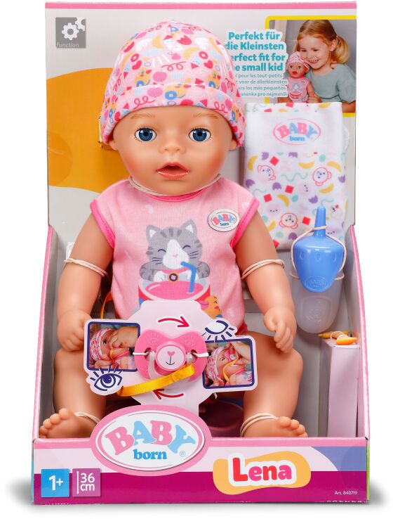 Baby Born Lena Διαδραστική Κούκλα 36cm (840719-116726) (1)