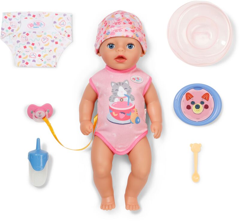 Baby Born Lena Διαδραστική Κούκλα 36cm (840719-116726) (2)