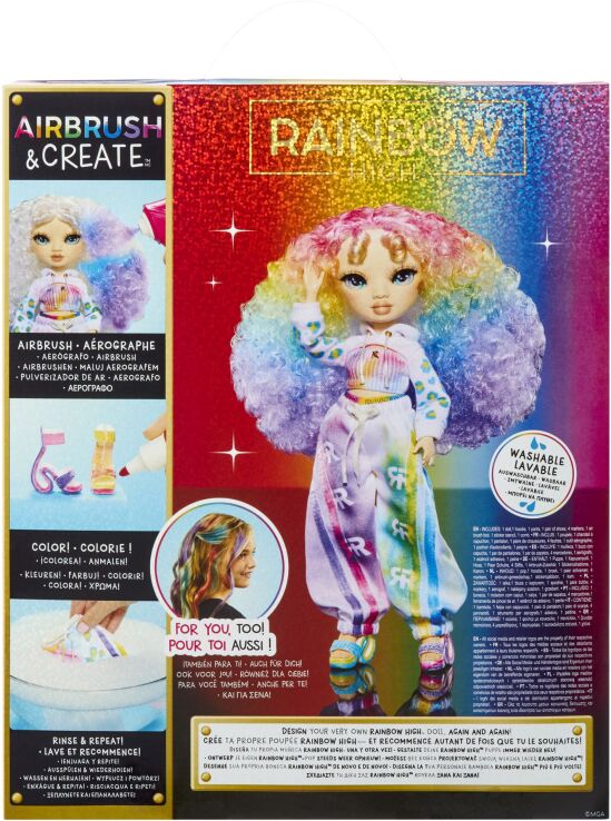 Rainbow High Airbrush & Create Fashion Κούκλα-Green Eyes (543343EUC) (9)