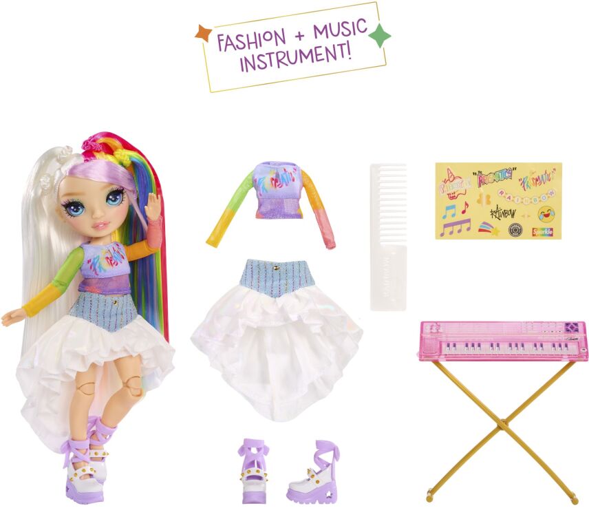 Rainbow High Junior High Rock Party Κούκλα-Amaya (565772EUC) (4)