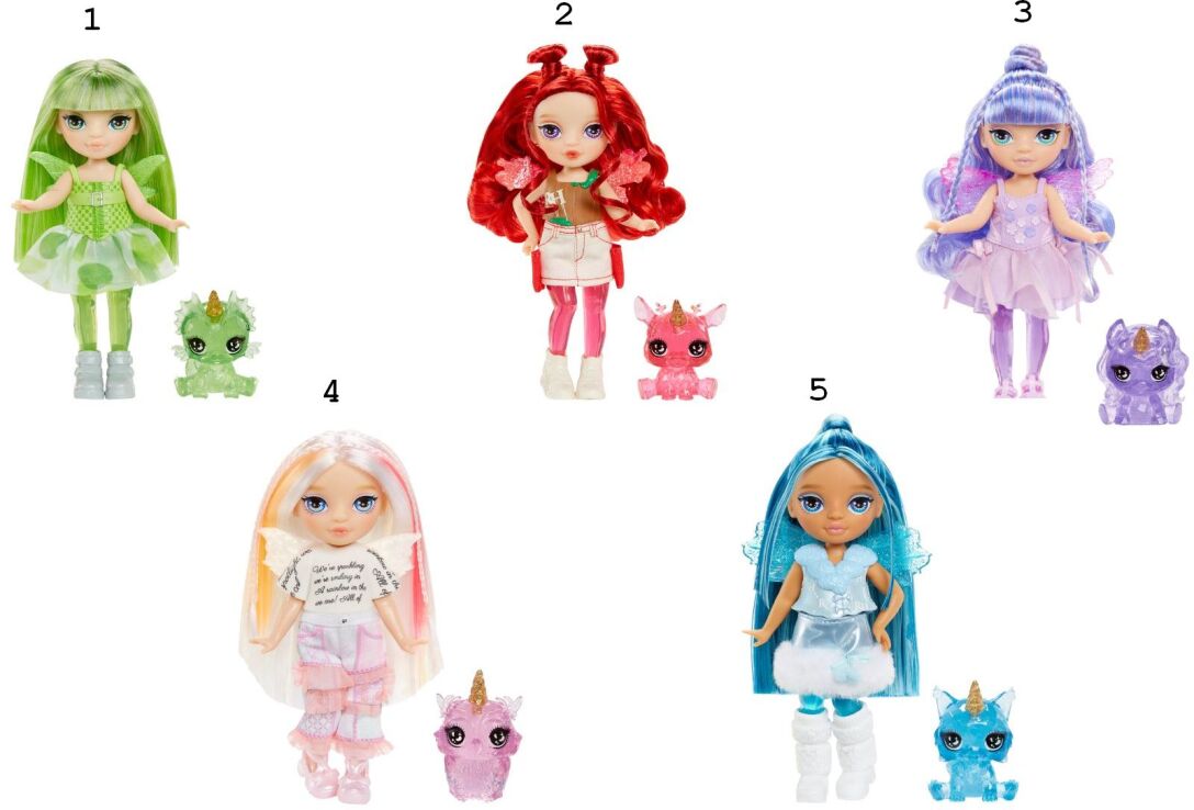 Rainbow High Littles Fantasy Νεράϊδες Κουκλίτσα-5 Σχέδια (567400EUC) (1)