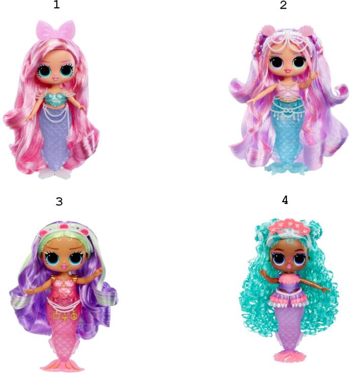 L.O.L Surprise Tweens Κούκλα Γοργόνα-4 Σχέδια (510420EUC) (1)