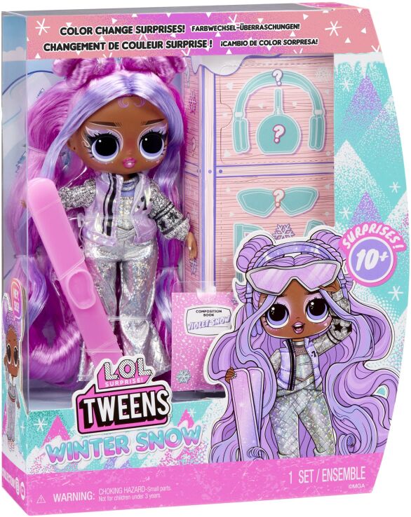 L.O.L Surprise Winter Snow Tweens Κούκλα-Violet Snow (427728INT) (1)
