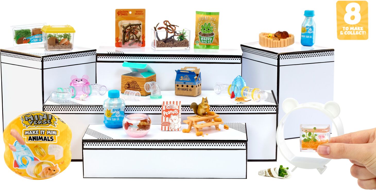 Miniverse-Make It Mini Animals S2-8 Σχέδια-1Τμχ (531739EUC) (1)
