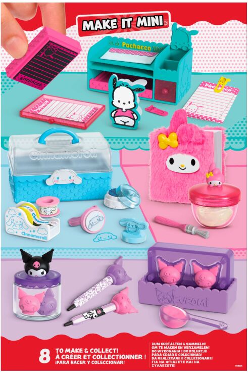 Miniverse-Make It Mini Hello Kitty S3-8 Σχέδια-1Τμχ (535324EUC) (3)