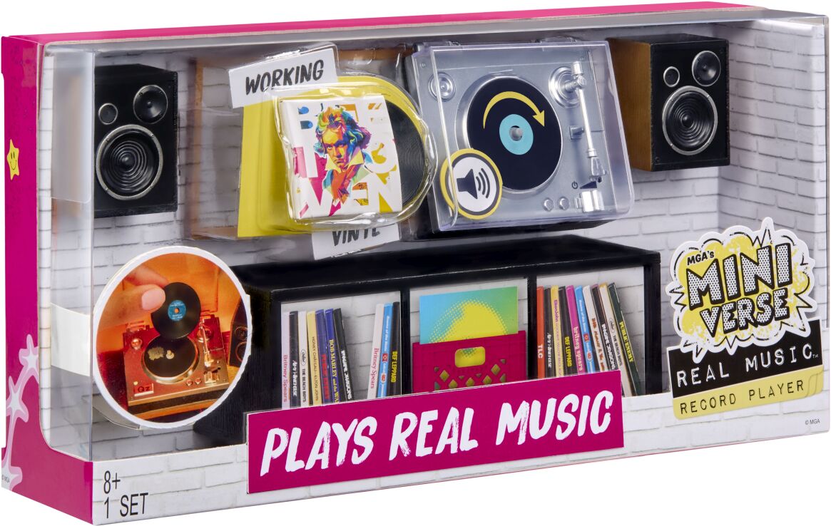 Miniverse-Make It Mini Real Music Record Player (254249EUC) (1)