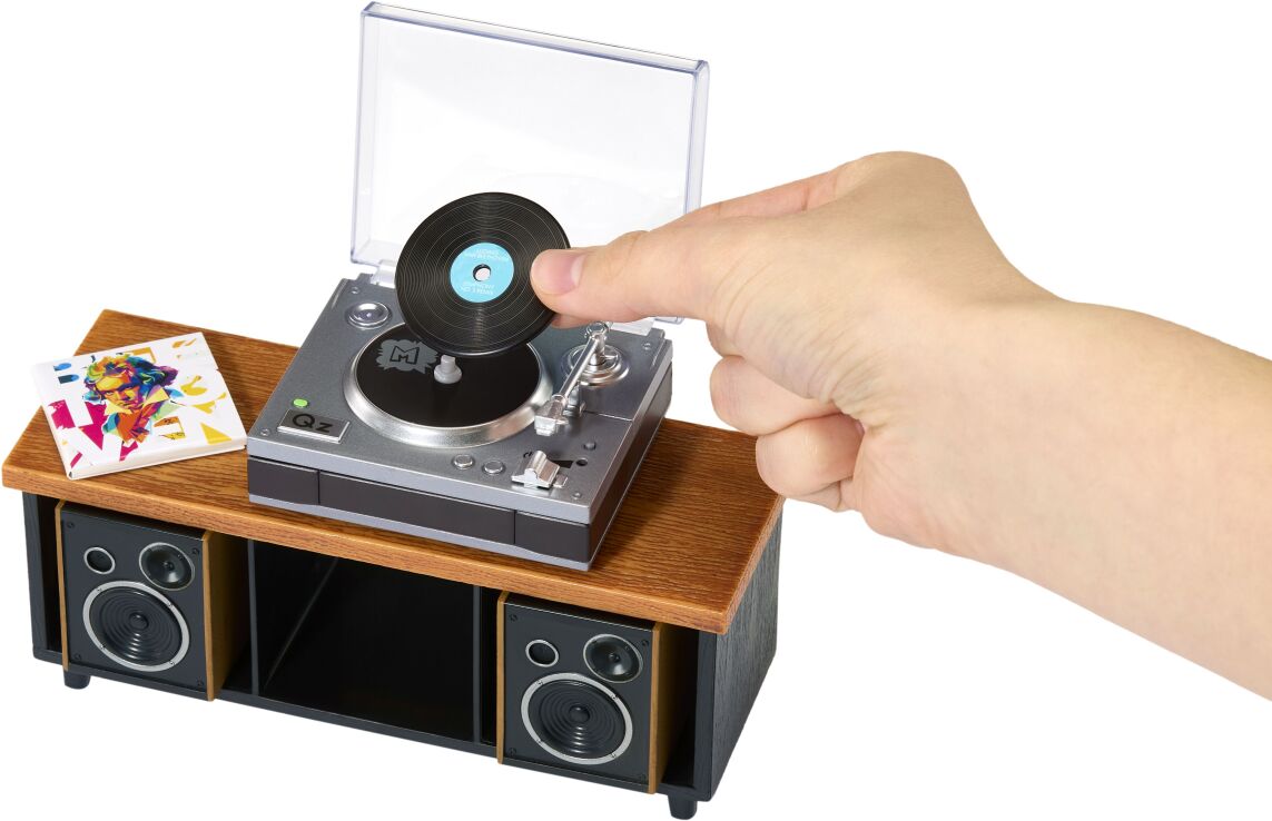 Miniverse-Make It Mini Real Music Record Player (254249EUC) (4)