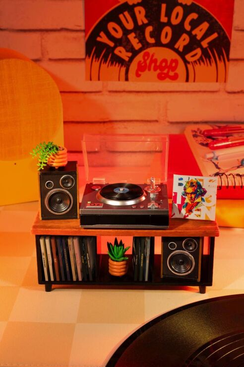 Miniverse-Make It Mini Real Music Record Player (254249EUC) (6)