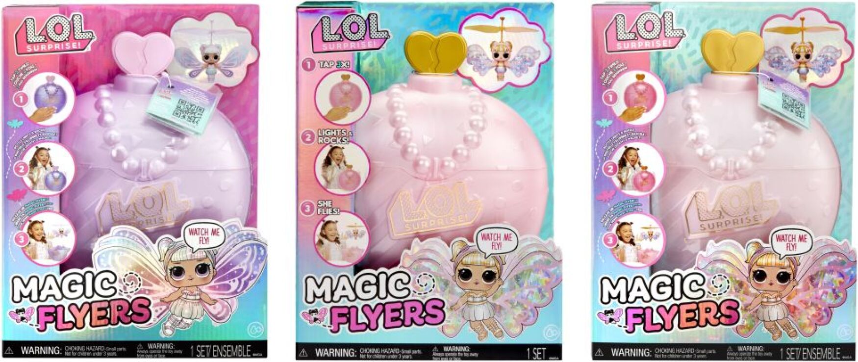 L.O.L Surprise Magic Flyers Κούκλα-3 Σχέδια (593430EUC) (2)