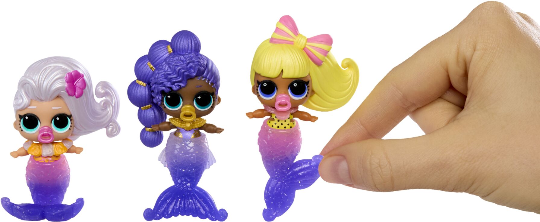 L.O.L Surprise Γοργόνες Μαγική Μεταμόρφωση Μικρές Αδερφούλες-6 Σχέδια-1Τμχ (598787EUC) (6)