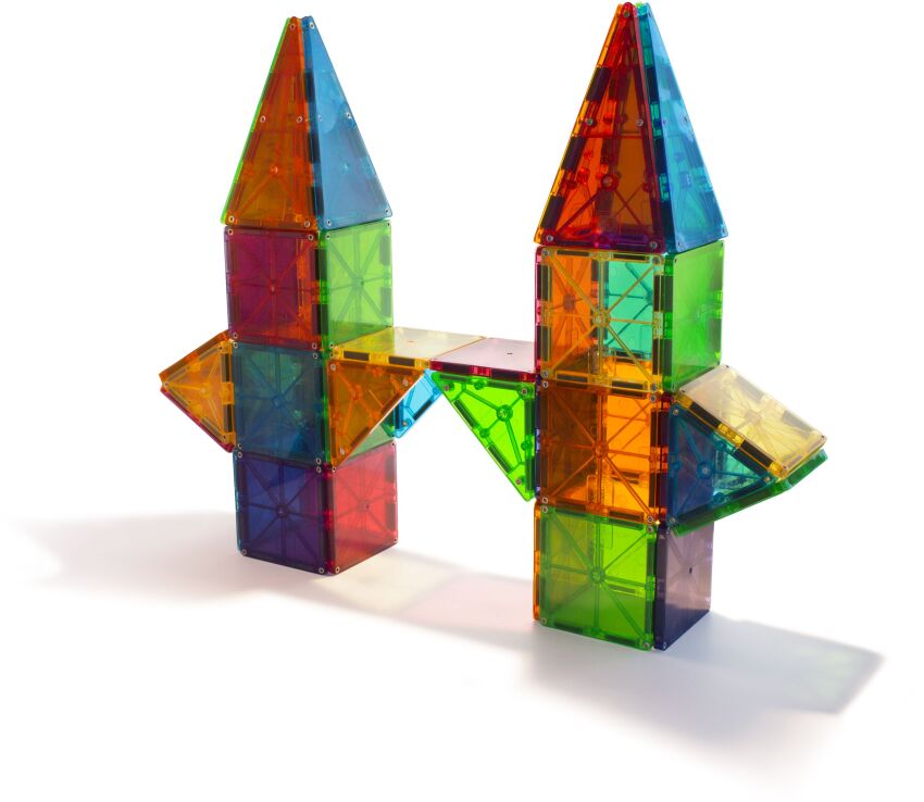 Magna-Tiles Clear Colors Set-100 Τμχ (04300) (3)