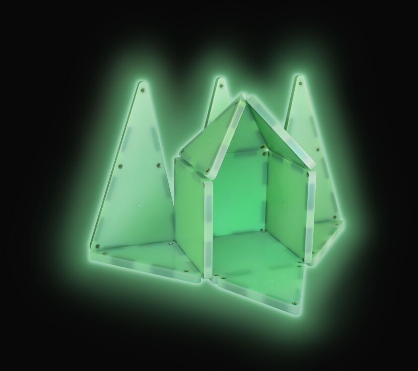Magna-Tiles Glow Set-16 Τμχ (18816) (2)