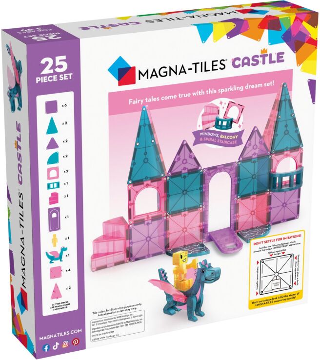 Magna-Tiles Castle Set 25Τμχ (242025) (6)