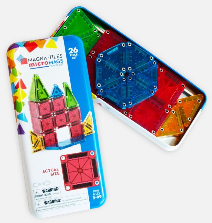Magna-Tiles Micromags Travel Set 26Τμχ (244026) (1)