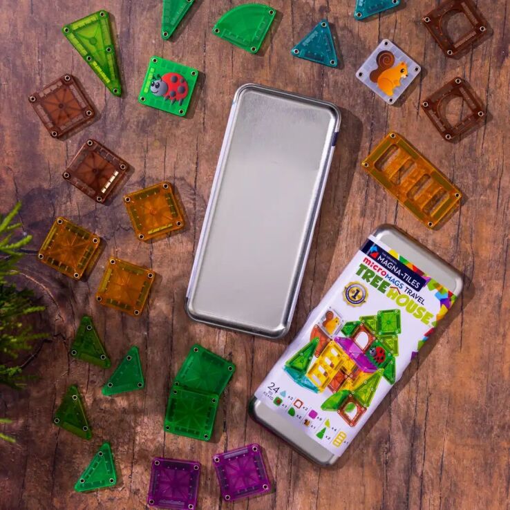 Magna-Tiles Micromags Treehouse Travel Set 24Τμχ. (264024TH) (3)