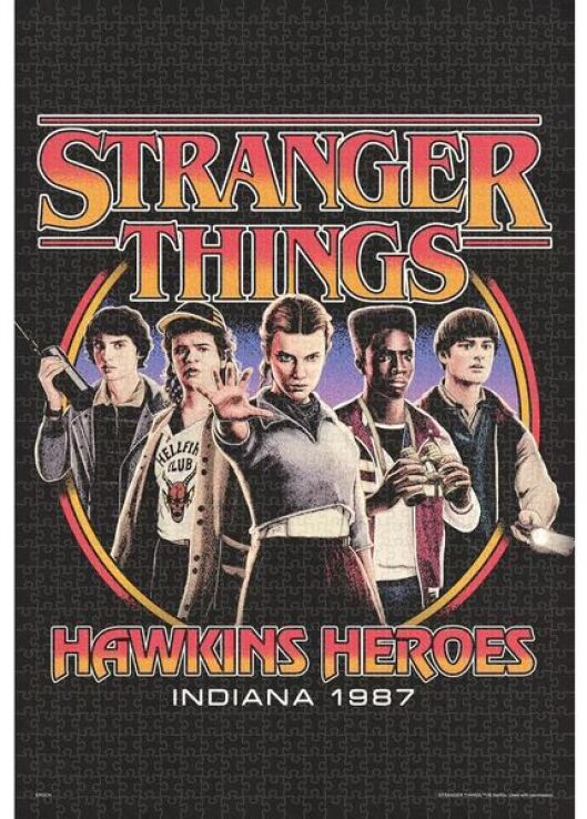 Παζλ 1053 Stranger Things Hawkins Heroes (3261F) (1)