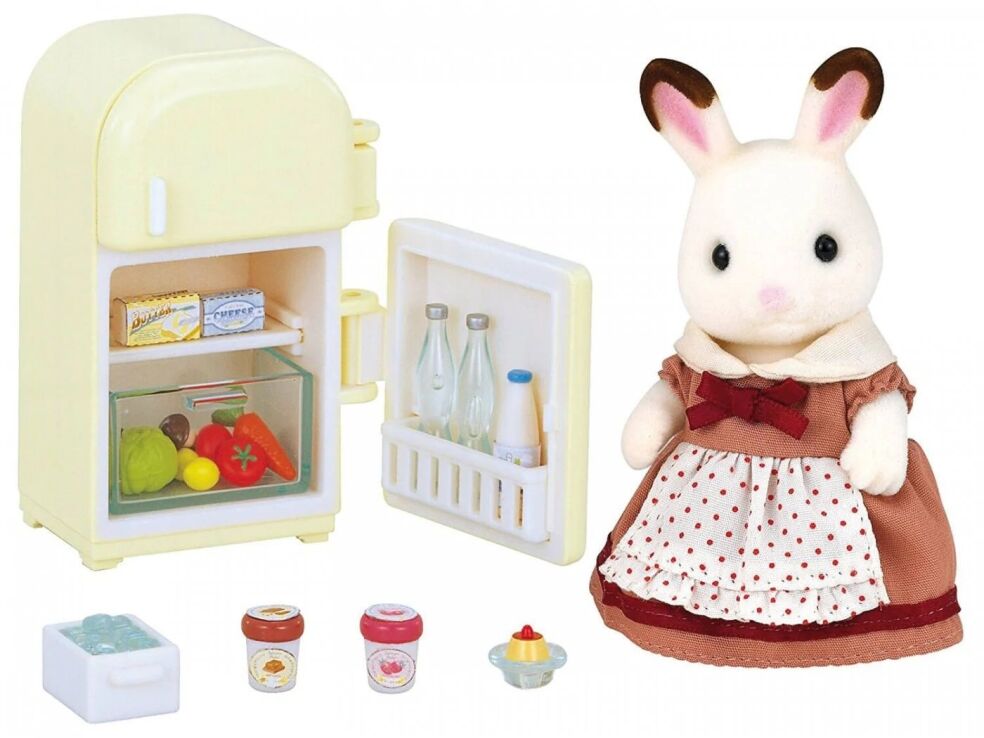Sylvanian Families Chocolate Rabbit Μαμά & Σετ Ψυγείου (5014) (0)