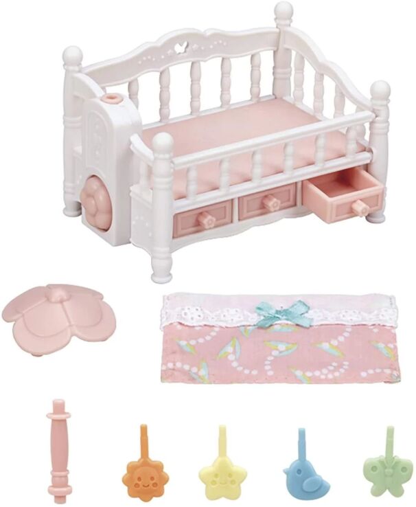 Sylvanian Families Crib With Mobile (5534) (2)