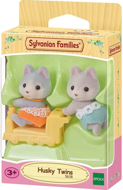 Sylvanian Families Husky Δίδυμα Μωρά (5638) (1)