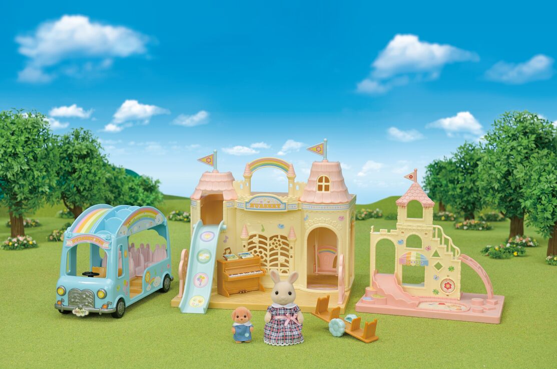 Sylvanian Families Σετ Βρεφονηπιακού Σταθμού Κάστρο (5670) (5)