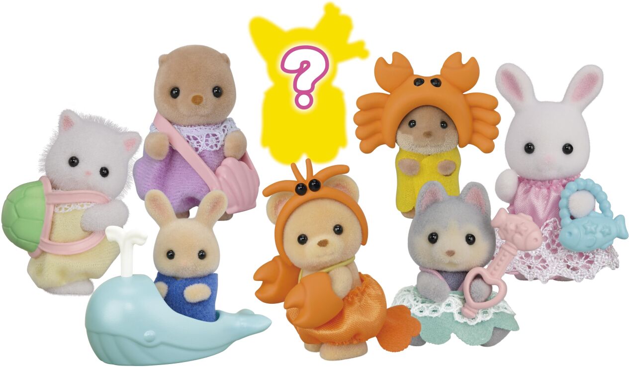 Sylvanian Families Baby Seahorse Friends-1Τμχ (5721) (1)