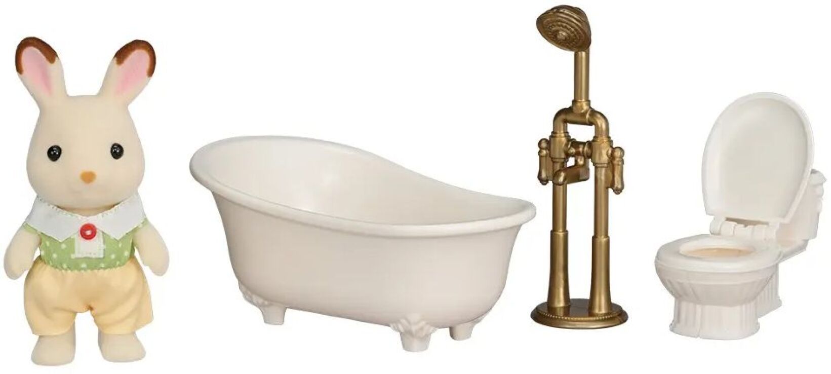 Sylvanian Families Chocolate Rabbit Boy's Bath Time Set (5779) (0)