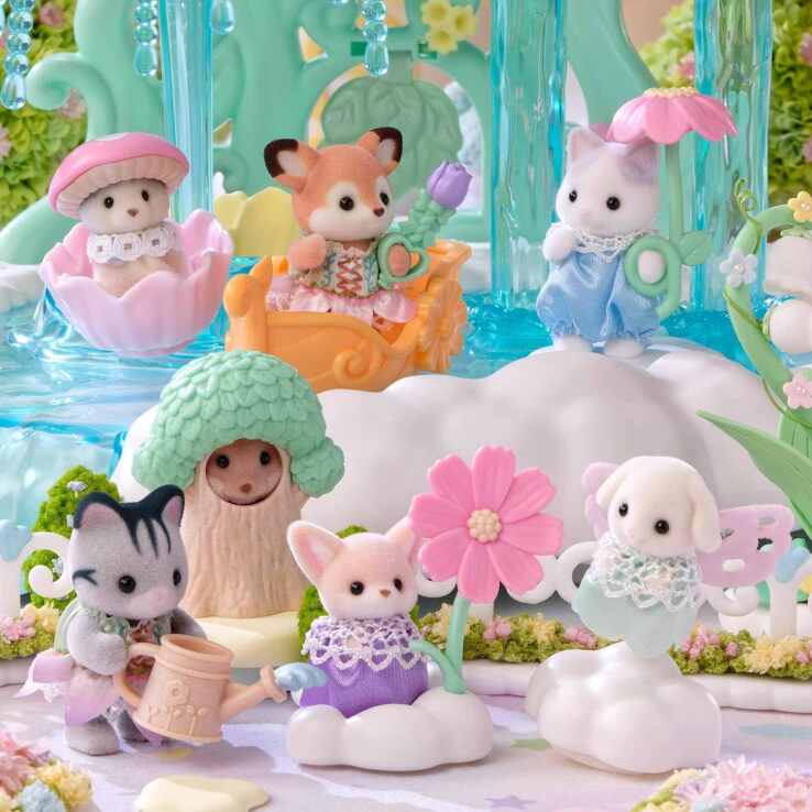 Sylvanian Families Blooming Baby Friends-8 Σχέδια-1Tμχ (5823) (2)