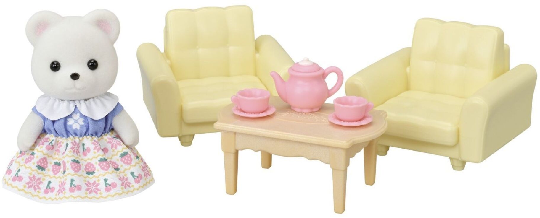 Sylvanian Families Polar Bear Girl's Sitting Room Set (5831) (0)