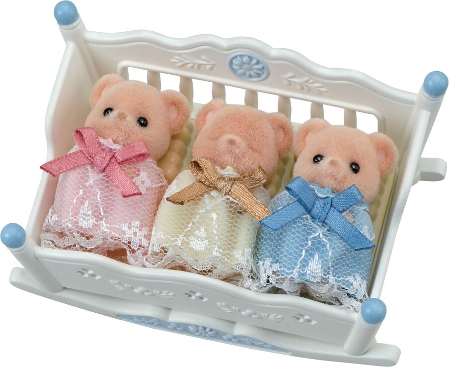 Sylvanian Families Biscuit Bear Sleepy Τρίδυμα Μωρά (5866) (0)
