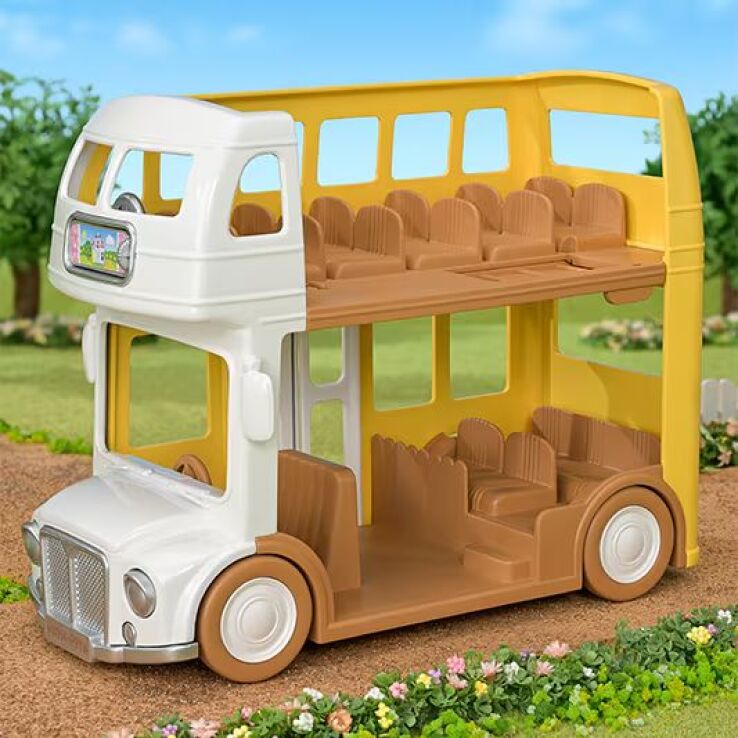 Sylvanian Families Διώροφο Λεωφορείο Βρεφονηπιακού Σταθμού (5879) (2)