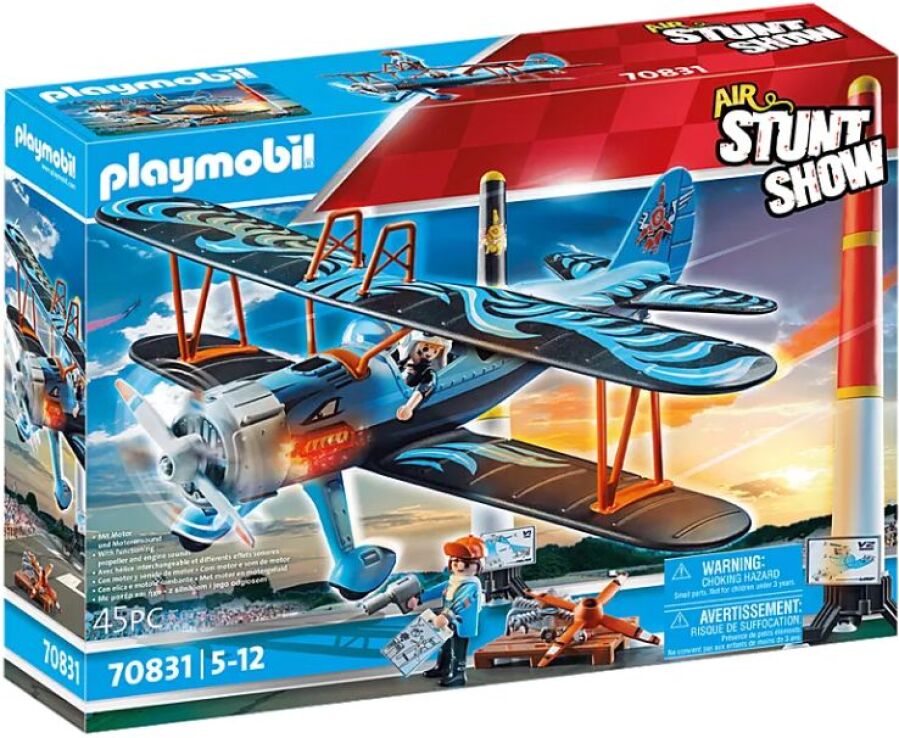 Playmobil Air Stunt Show Διπλάνο Φοίνικας (70831) (1)