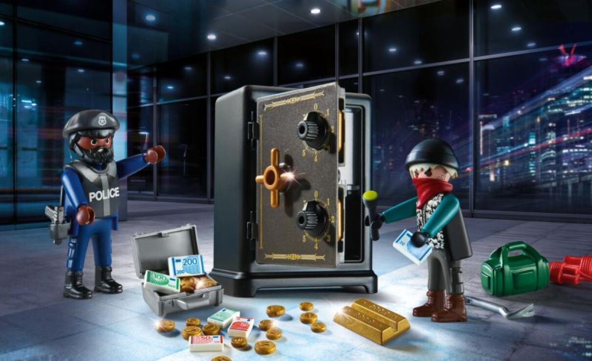 Playmobil Starter Pack Σύλληψη Διαρρήκτη Χρηματοκιβωτίου (70908) (3)