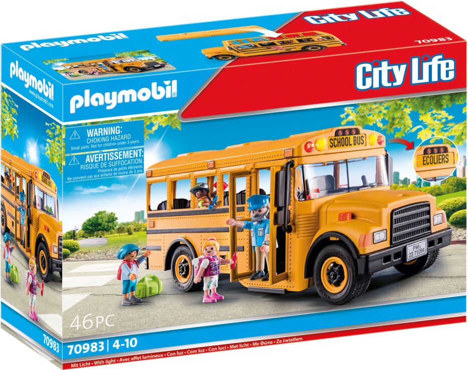 Playmobil Σχολικό Λεωφορείο Με Μαθητές (70983) (1)