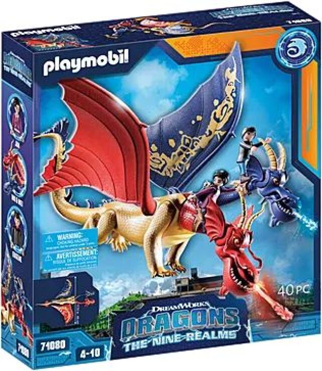 Playmobil DW Dragon-Οι Wu & Wei Με Την Jun (71080) (1)