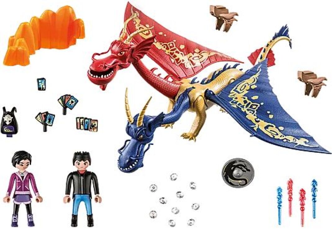 Playmobil DW Dragon-Οι Wu & Wei Με Την Jun (71080) (2)